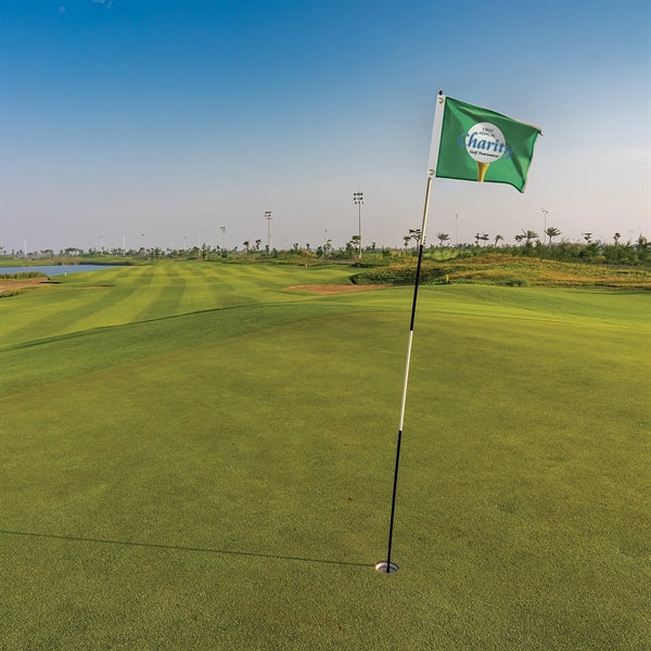 14" x 20" Single Rev Golf Flag with Heading & Grommets - HQ