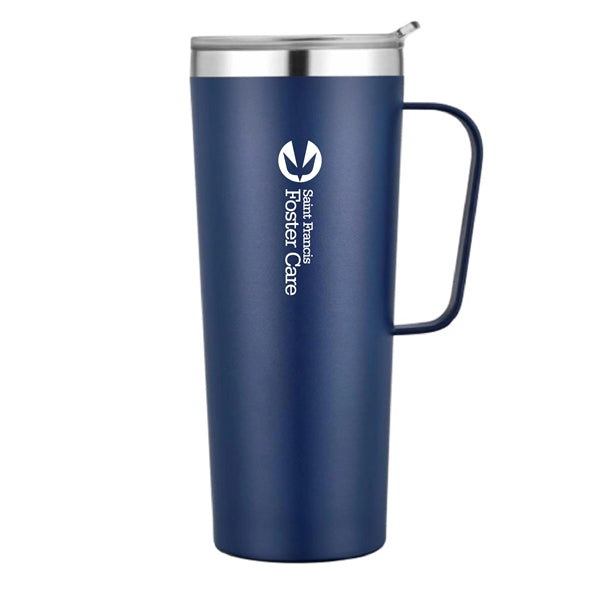 28 oz. Travel Stainless Insulated w/ Lid & Handle, Keeps Hot