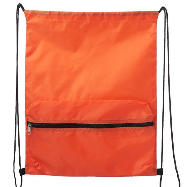 Augusta Drawstring Backpacks with Front Pocket