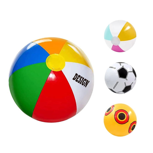 12" Rainbow Colored Beach Balls