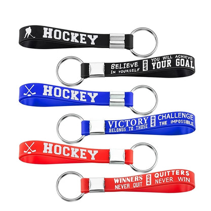 Custom Silicone Keychain with Inspirational Messages