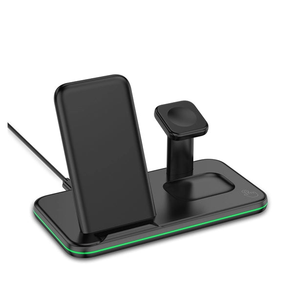 Foldable Wireless Charging Station With Adapter