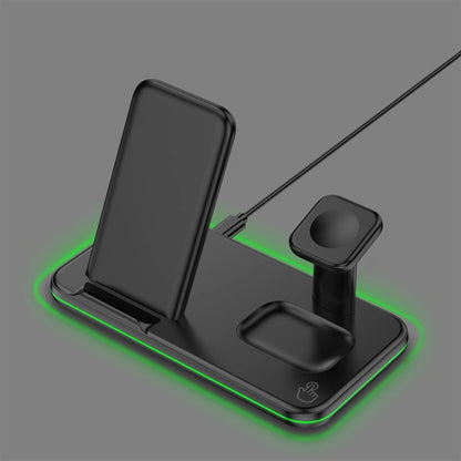 Foldable Wireless Charging Station With Adapter
