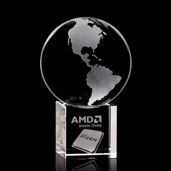 Globe on Cube 3D Award