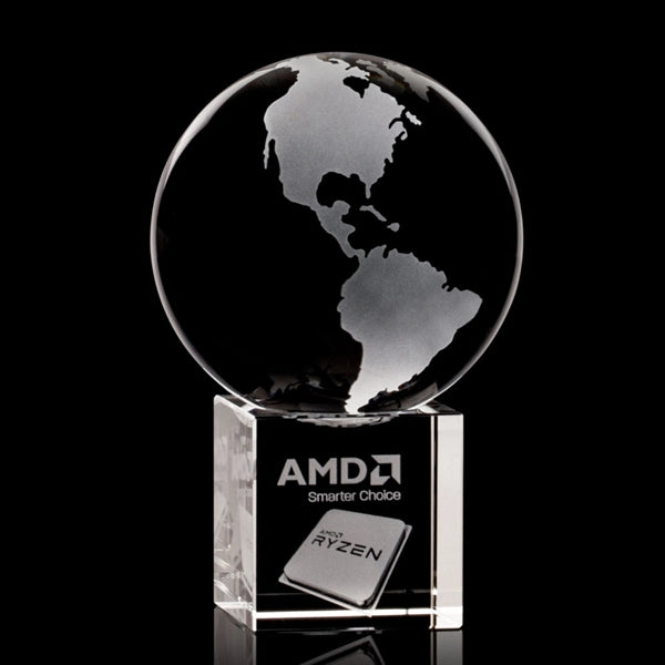 Globe on Cube 3D Award