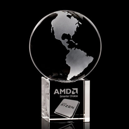 Globe on Cube 3D Award