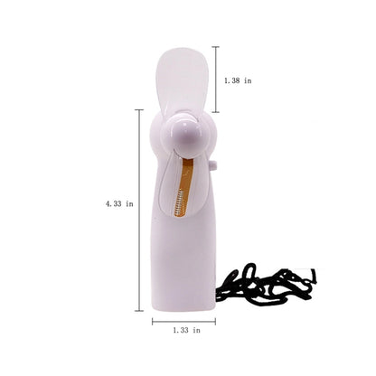 Small Handheld Led Flash Fan