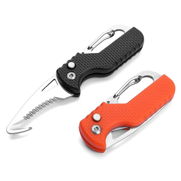 Razor Sharp Serrated Blade With Paratrooper Hook