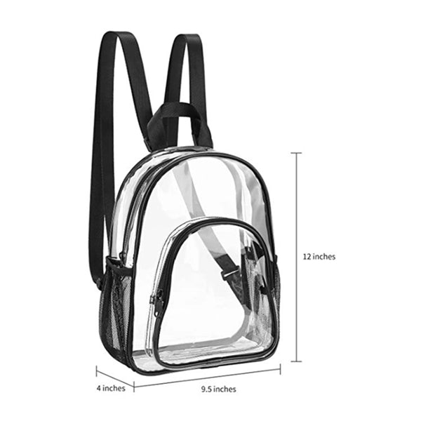Pvc Transparent Large Capacity Fashion Sports Backpack