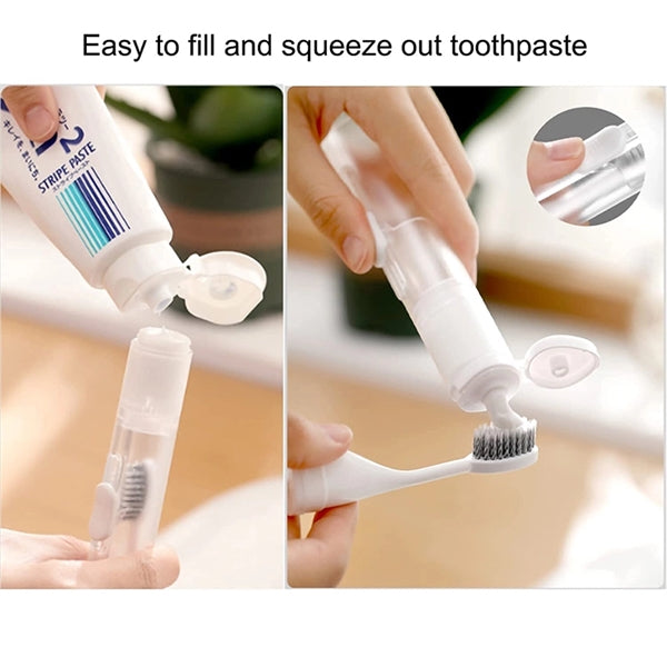 3 in 1 Portable Travel Toothbrush with Case