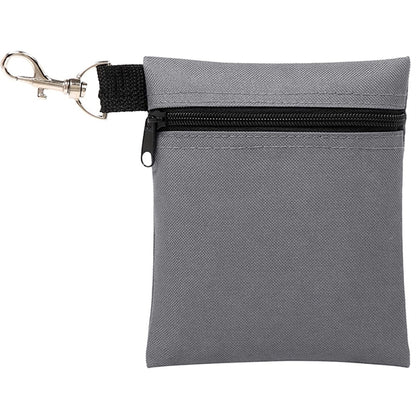Zipper Golf Tee/Ball Pouch Bag