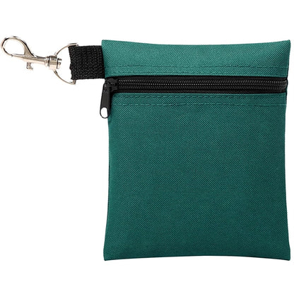 Zipper Golf Tee/Ball Pouch Bag