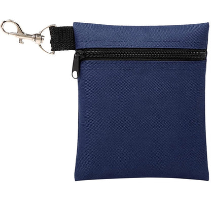 Zipper Golf Tee/Ball Pouch Bag