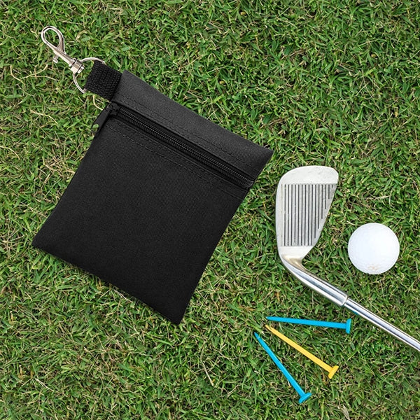 Zipper Golf Tee/Ball Pouch Bag