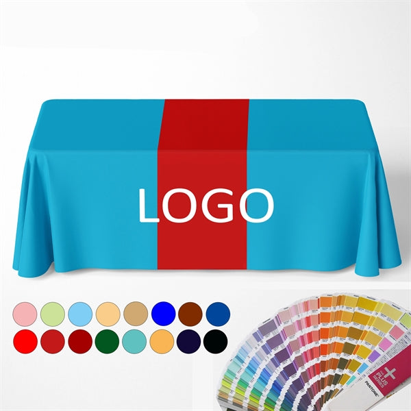 8 Ft Table Cover Non-fitted Full Digital Print