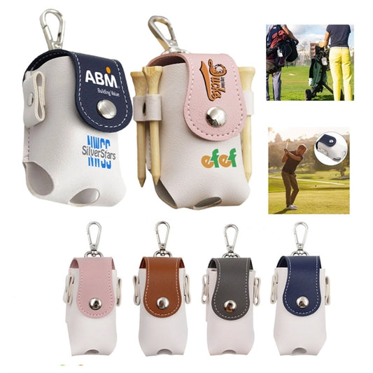 Portable Golf Ball Storage Pouch with Hook