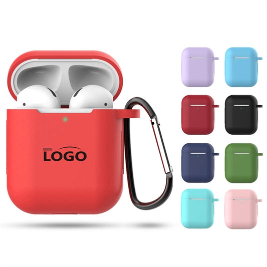 Custom Silicone Earbud Case w/ Carabiner