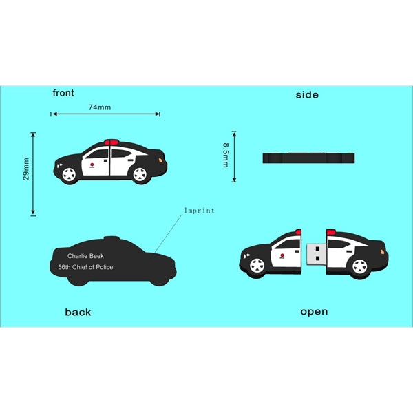 64GB Custom PVC USB Flash Drives