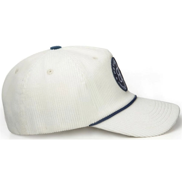 5-Panel Rope Halfmoon Buckram Corduroy Fabric Snapback Caps