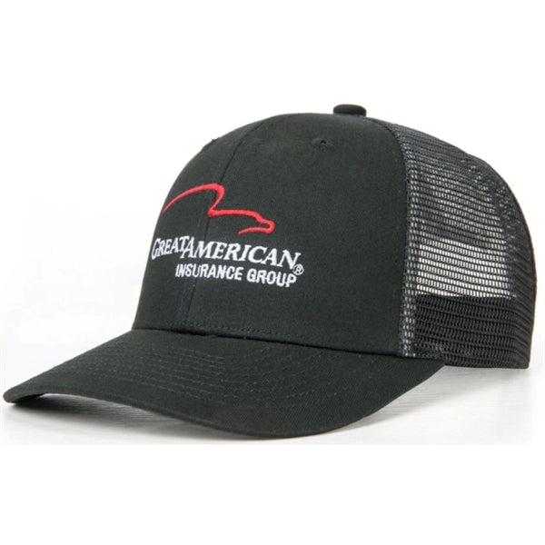 Premium Cotton & Mesh 6-Panel Structured Cap Velcro Closure