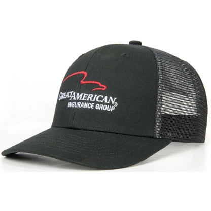Premium Cotton & Mesh 6-Panel Structured Cap Velcro Closure