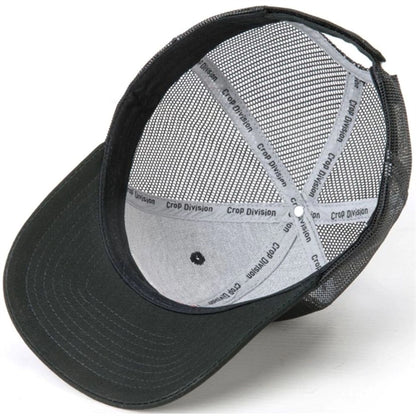 Premium Cotton & Mesh 6-Panel Structured Cap Velcro Closure