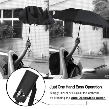 Windproof Travel Invert Umbrella
