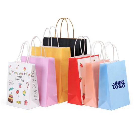 Small Size Kraft Paper Gift Bag
