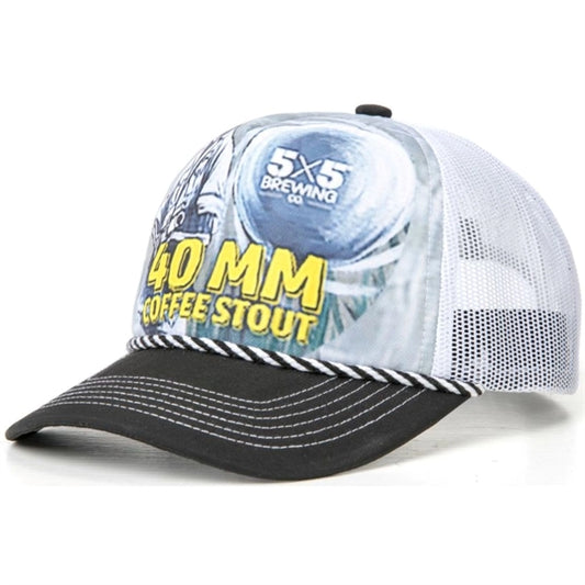 High Density Foam Front 5Panel With Rope & Mesh Snapback Cap
