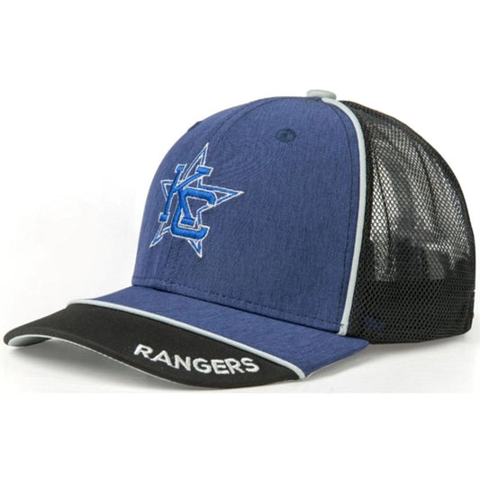 Premium Heathered & Mesh 6-Panel Structured Stretch Fit Cap