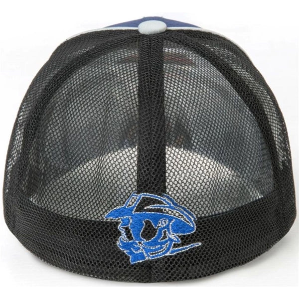 Premium Heathered & Mesh 6-Panel Structured Stretch Fit Cap