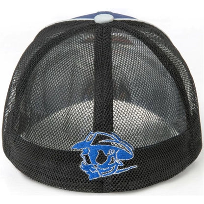 Premium Heathered & Mesh 6-Panel Structured Stretch Fit Cap