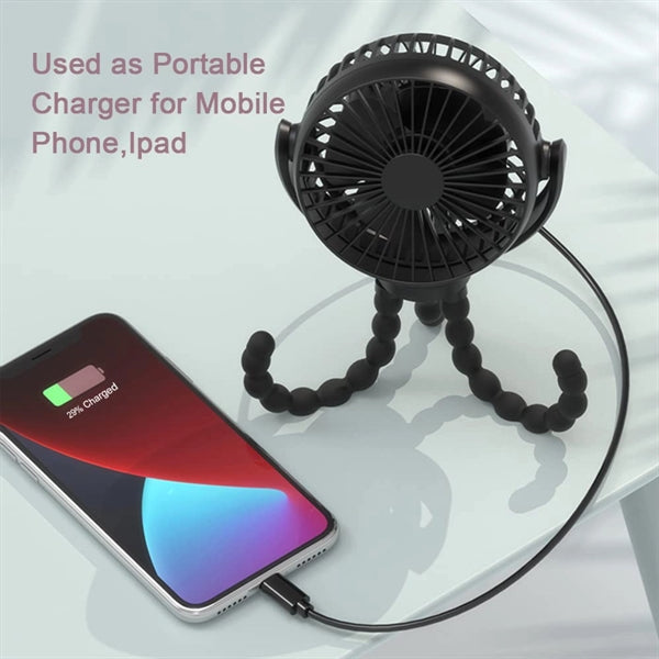 Mini Handheld Stroller Fan