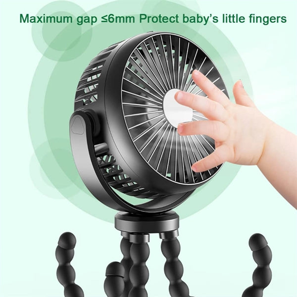 Mini Handheld Stroller Fan