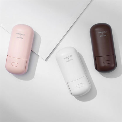 Handheld Fan With Humidifier