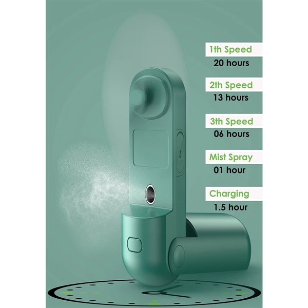 Handheld Fan With Humidifier