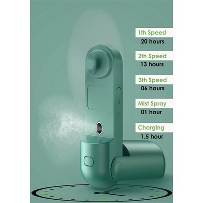 Handheld Fan With Humidifier