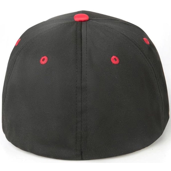 6-Panel Mid Crown Tactel Fabric Spandex Shape Flat Bill Cap