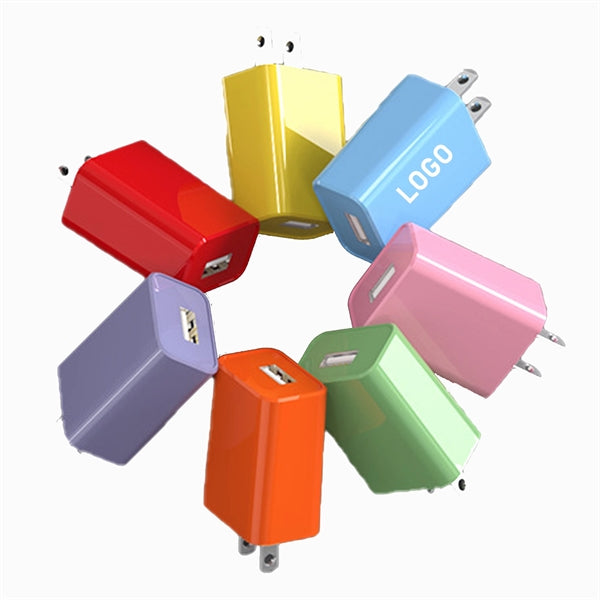 Printed Square USB Wall Chargers