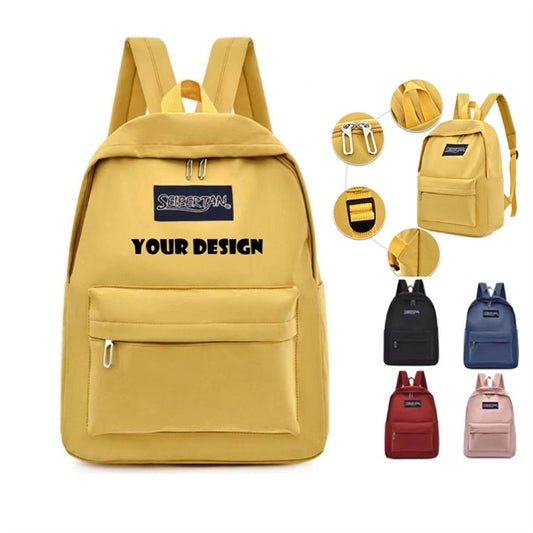 Polyester Backpack w/ Adjustable Webbing Strap