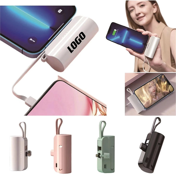 Mini Capsule Rechargeable Power Bank-5000mAh