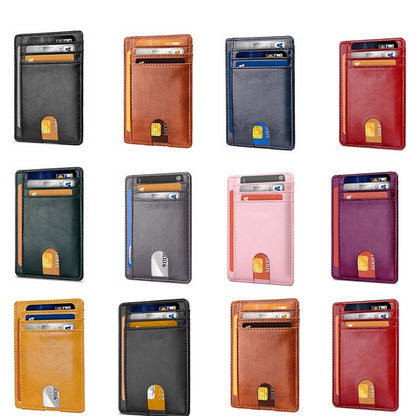 Rfid Blocking Slim Front Wallet