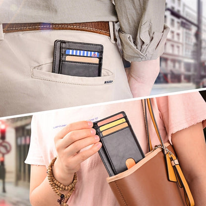 Rfid Blocking Slim Front Wallet