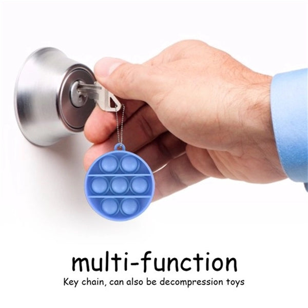 Mini Pop Push Bubble Sensory Keychain
