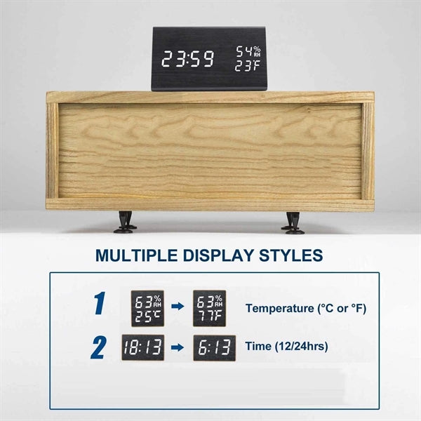 Digital Alarm Electronic LED Time Display