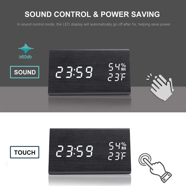 Digital Alarm Electronic LED Time Display