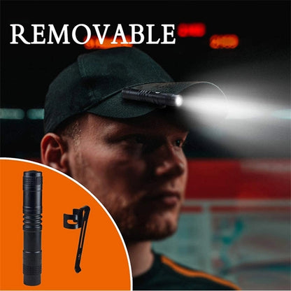 Lighting flashlight with clip