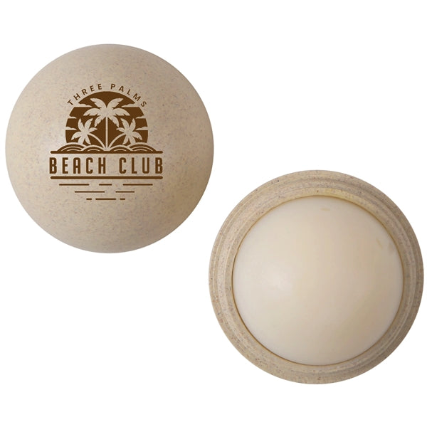 Wheat Straw All Natural Lip Balm Moisturizer Ball