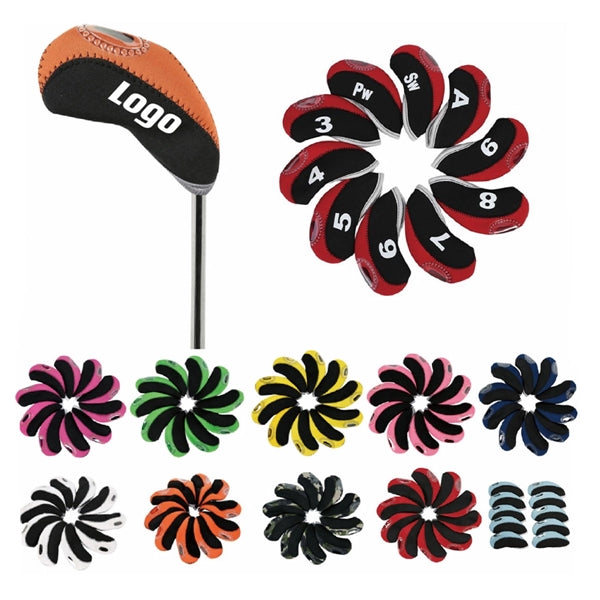 Neoprene Golf Iron Head Cover