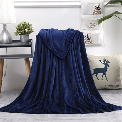 Soft Warm Coral Fleece Blanket